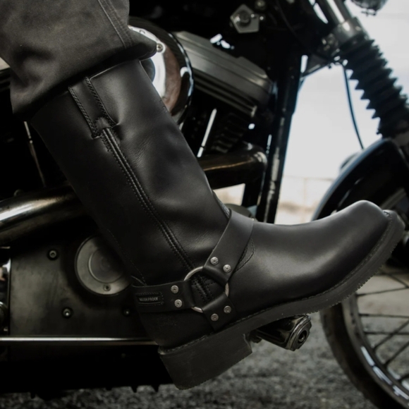 Harley Davidson Bowden Motorcycle Boots Size 9 - Picture 4 of 8